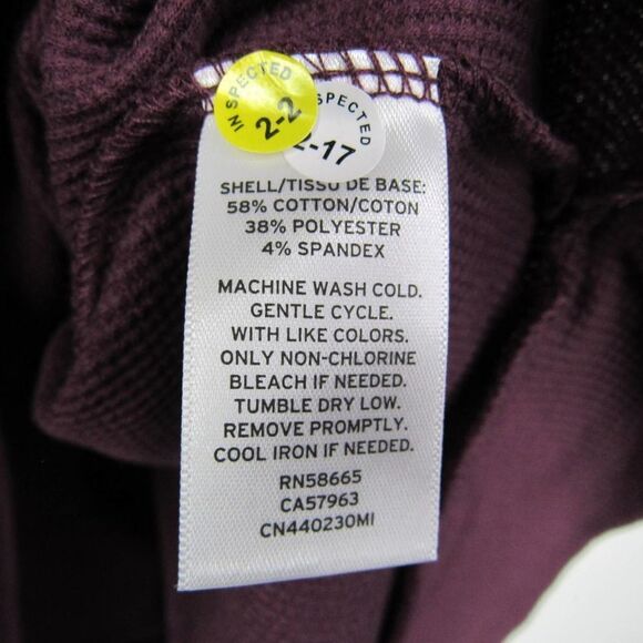 Caslon Turtleneck Long Sleeve Women's Top in Maroon - Picture 4 of 4
